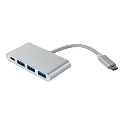 4portový USB C HUB s 3 USB 3.0 60W napájanie