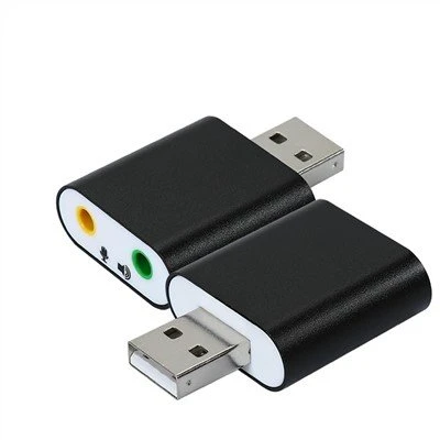 USB audio adaptér Externá stereo zvuková karta