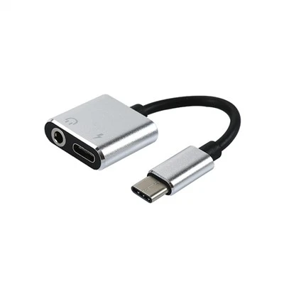 Kábel adaptéra USB C na audio a nabíjačku