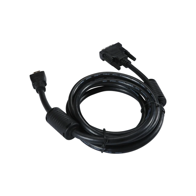 Sscrew Locking DVI-D Male To HDMI Male Cable with ferretic core